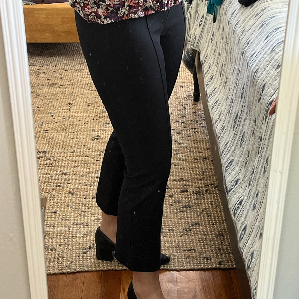 LOFT kick flare crop dress pants